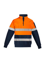 Unisex Hi Vis 1/4 Zip Pullover - Hoop Taped-ZT567-syzmik